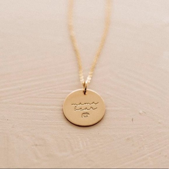 Mother Bear Minimalist Boho Gift Charm Necklace - Picture 7 of 12